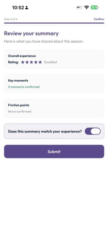 Native iOS app
