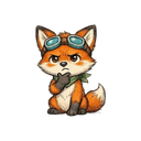 Scouty mascot with thinking expression